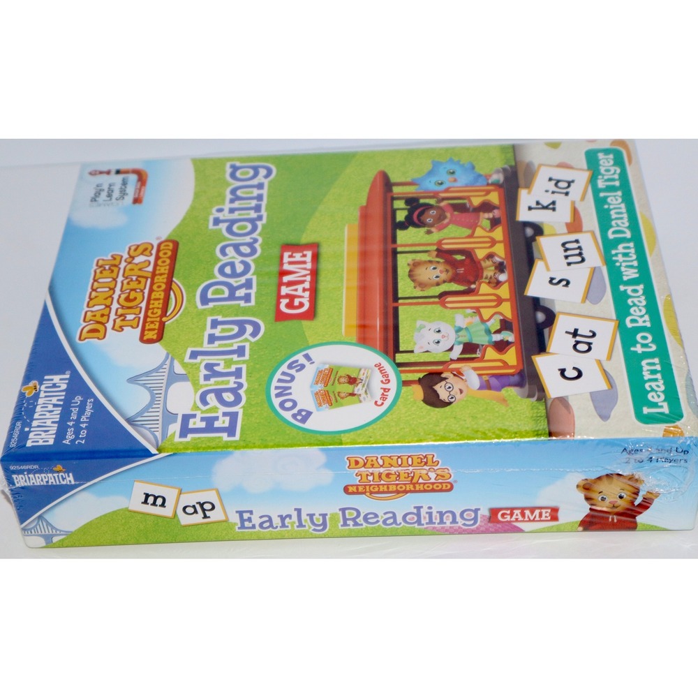 Daniel Tiger Neighborhood Early Reading Game Briarpatch PBS Kids New 92546RDR - Picture 5 of 8